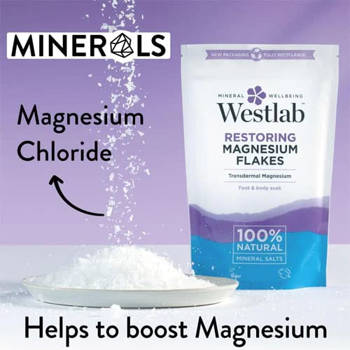Westlab Magnesium Flakes 1kg - Support Symptoms of Magnesium Deficiency. Soothe & Support Muscle Tension, Headaches, Insomnia, Fatigue & Cramps. Sports Injury Prevention and Rehabilitation. - Image 4