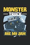  Monstertruck: Monstertruck Notizbuch A5 Punktraster - zum planen, organisieren und notieren