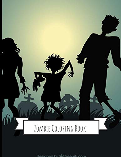 Zombie Coloring Book: Zombie Gifts for Kids 4-8, Boys, Girls or Adult Relaxation | Stress Relief Zombie lover Birthday Coloring Book Made in USA image 3
