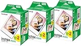 Fujifilm Instax Mini Instant Film (3 Twin Packs, 60 Total Pictures) - International Version