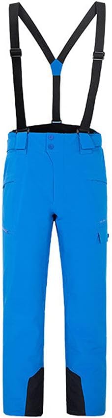 Winter Outdoor Snowboarding Men Women Warm Wear-Resistant Waterproof Windproof Skiing Pants Ski Trousers with Shoulder Straps one3 XXXL
