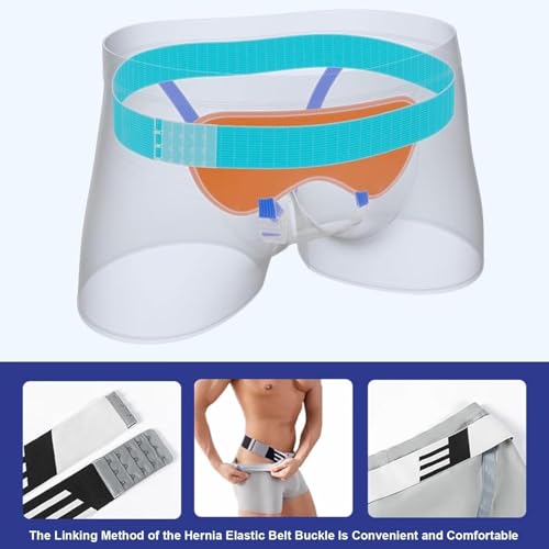 Faja para Hernia Inguinal Ajustable, Soporte con Almohadillas miniatura 6