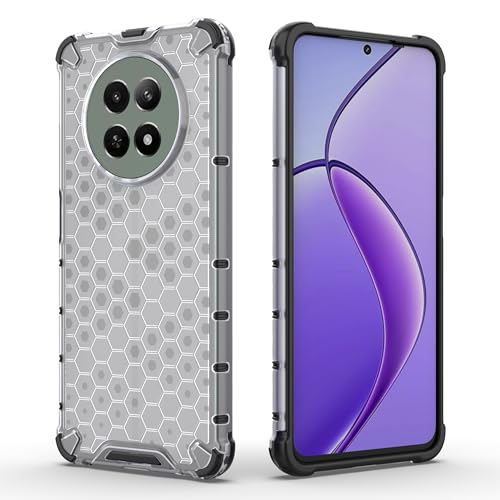 Image of Hard PC Back Case Cover for Realme 13 5G Anti Slip Ultra Thin Shockproof Reinforced Corners (Polycarbonate|Clear)