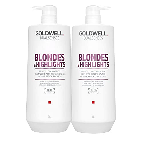 Goldwell Dualsenses Blonde & Highlights Shampoo 1000ml Conditioner 1000ml