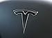 Nikola Pro Tesla Model 3 Logo Decal Wrap Kit (Satin Black)