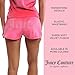 Juicy Couture Women's 2 Piece Velvet Fleece Short Sleeve Shirt and Pajama Shorts Lounge Sleepwear Set (US, Alpha, Small, Regular, Regular, Elite Pink)