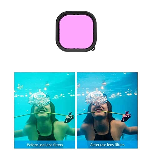 Kit Mergulho GoPro Hero 13/12 / 11/10 / 9 Black - Caixa Estanque + Filtros - Telesin