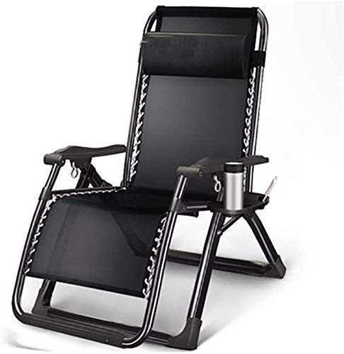 Chaise de lit inclinable et pliante avec dossier ergonomique multi-positions