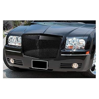 Buy Eparts Black Vertical Phantom Style Abs Front Bumper Hood Grill Grille Fit For 2005 2010 Chrysler 300 300c Online In Taiwan B089jzbrrd