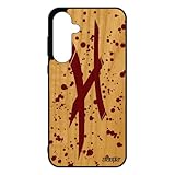 Coque Silicone A55 5G Bois Signe du Zodiaque Poisson Rouge Tache d'encre Noir 4G Horoscope Caoutchouc Calligraphie de pour Samsung Galaxy