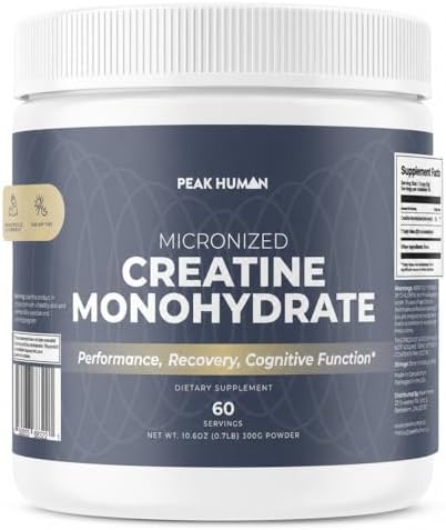 Creatine Monohydrate Powder, Pure Unflavored Creatine Powder, Sup...
