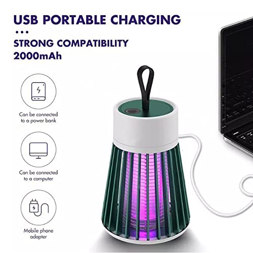 Image of Mosquito Lamp Eco-Friendly LED Mosquito Killer Machine - USB-Powered Indoor Bug Zapper for Home - Chemical-Free Insect Trap Safe for Kids & Pets - Easy to Clean (MASHROOM Mosquito LAMP)