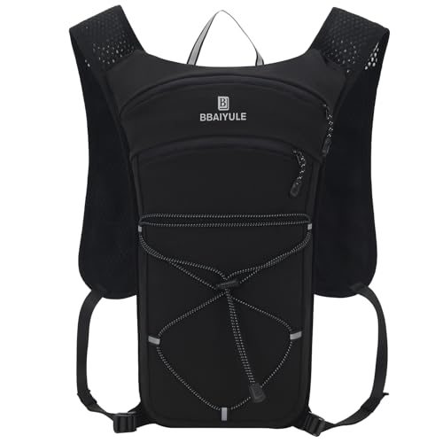 Gilet de course d'hydratation mixte avec 2 flasques souples de 470ml