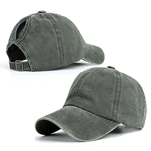 QICAT 2021 Gorra de béisbol de Cola de Caballo Cover