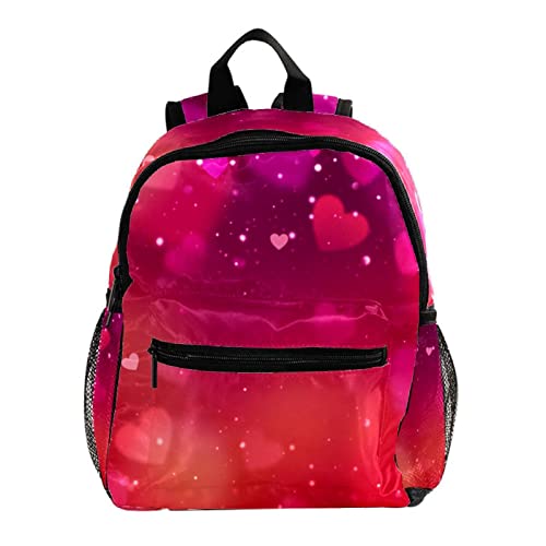 Sac à dos enfants rouge et noir 30,5 cm avec bretelles confortables
