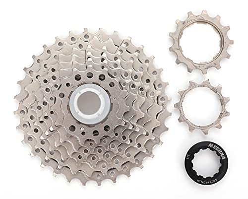 Meghna Cassette Piñón de Rueda Libre de Bicicleta de 8/9/10 Velocidades 11-32T 11-36T 11-40T para Bicicletas de Montaña MTB Cover
