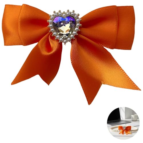 Dijes de cinta de lazo multicolor para peinados de comunión y eventos 4