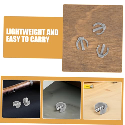 Didiseaon Walking Aid Accessories 8Pcs C Shape Latch Pins Non Slip Crutch Tips Replacement for Canes and Walkers Lightweight Durable Abs Steel Support