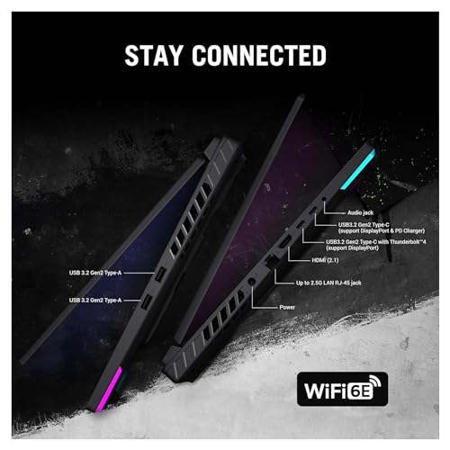 Image of ASUS ROG Strix G16 Gaming Laptop, 16 inch FHD Display, Intel Core i7-13650HX, 32 GB DDR5 RAM, 1 TB PCIe SSD, GeForce RTX 4060, Wi-Fi 6E, Windows 11 Home, Eclipse Gray