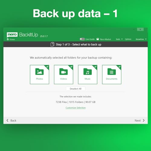 image for Nero Backup software | data backup, data recovery, cloud, auto backup,