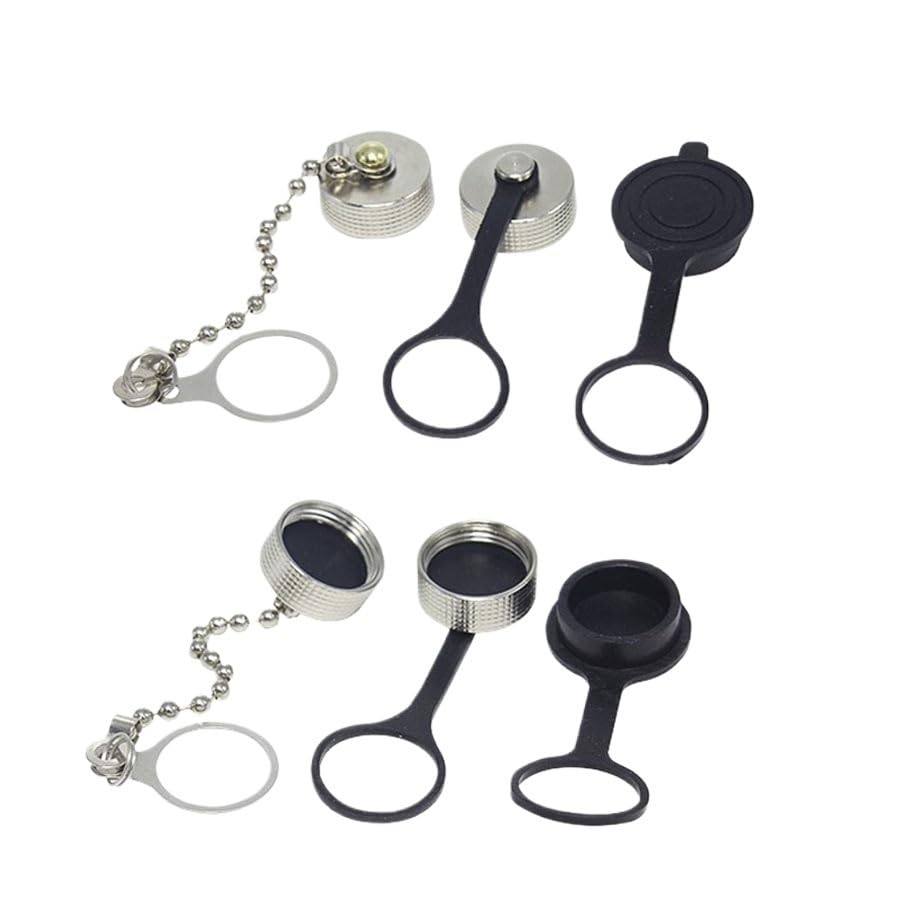Cubierta Protectora Metal y Goma para Conector GX20 miniatura 2