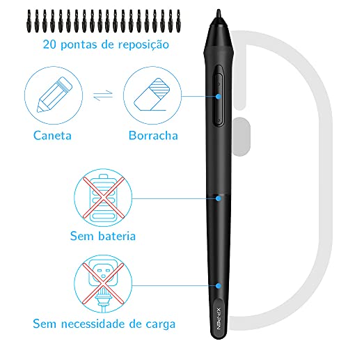 Mesa Digitalizadora XP-PEN Star G640S Android Tablet Gráfico Digital de Desenho 6x3.75 Polegadas Can