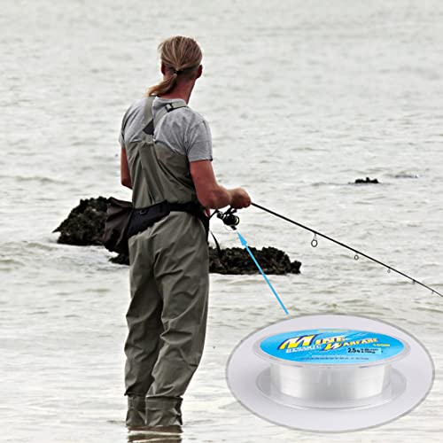 100m Nylon Angelschnur, 0,265 mm Durchmesser Transparente Monofile Angelschnur Starke Spannung Angelschnur Reißfest… – Bild 8