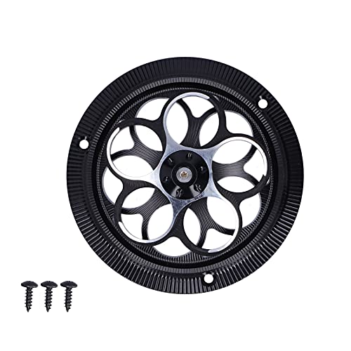 Cubierta del Ventilador del Motor de Motocicleta de Aleación de Aluminio XTevu - Cubierta del Ventilador del Motor del Scooter de Reemplazo para Piaggio VESPA Spring/Sprint 150