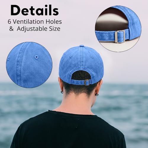 Image of Humor Saying Adjustable Washed Cotton Baseball Cap, Funny Retro Trucker Hat Gift for Men Women Dad Husband Coworker