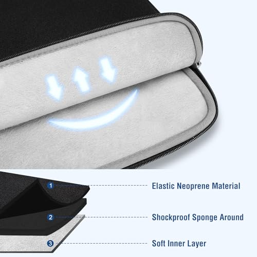image for MOSISO Laptop Case 13.3 inch, 13-13.3 inch Laptop Sleeve Bag Compatibl