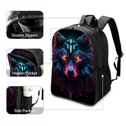 Sac à dos pour filles Wolf grand volume de 40cm résistant à l'eau - 3