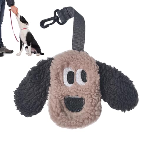 Kotbeutelhalter | Niedlicher Hundebeutelhalter mit Reißverschluss – kleine Hundetasche, Hundekotbeutelhalter, multifunktionaler Hundekotbeutelspender für Hunde, tägliche Spaziergänge