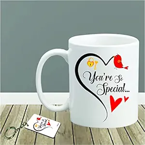 PICRAZEE You are So Special Kapil Name Mug for Kids/Boys/Men on Birthday/Anniversary/Raksha Bandhan (1 White Ceramic Mug & 1 Key Ring) (Kapil)