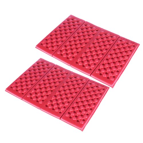 TOYANDONA 2 Series Cojín Portátil Inflable Lona Protector De Colchón Cojines Impermeables para Asientos Al Aire Libre Impermeable Al Aire Libre Equipo Colchón Doble Rojo Xpe 2 Piezas*2