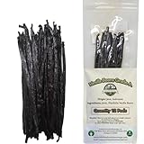 12 Plump Vanilla Beans For Making Vanilla Extract Grade A - NON-GMO Fresh Vanilla Bean pods, 6-8' Inches, Plump, baking.
