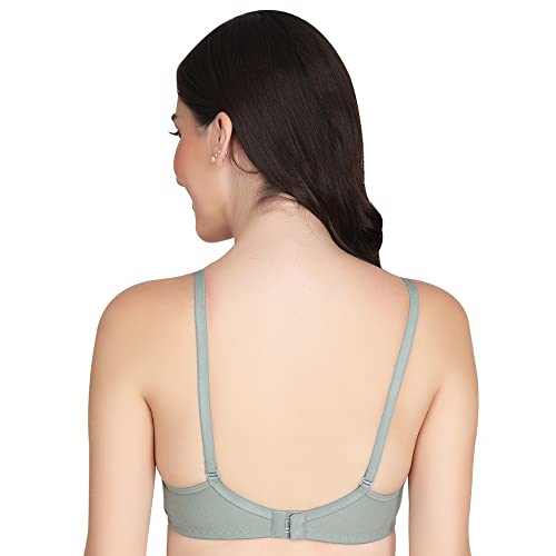 Liigne Women Padded Bra - Made of Pure Cotton Full Coverage Non Wired Seamless Pushup Soft Cup for T-Shirt Saree Dress and for Everyday - Image 5