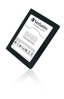Personal Computers Verbatim 64 GB SATA II Internal SSD 64 GB SATA 3.0 Gb-s 2.5-Inch 47477 Book