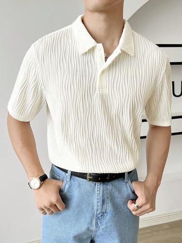 Image of Leriya Fashion Cotton T-Shirt for Men - Soft Breathable Fabric | Regular Fit Half Sleeve Collar Tee for Summer Casual Wear (Available in Plus Size and Combo Pack of 2)