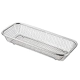 Cabilock Dishwasher Silverware Cutlery Basket Stainless Steel Flatware Drying Rack Countertop...
