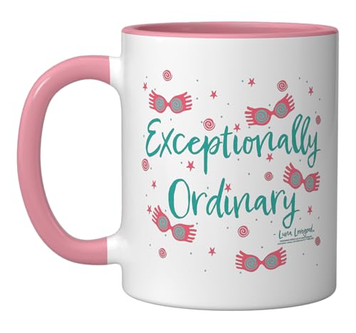 Harry Potter Taza de Cerámica 11 Onzas Rosa/Blanco miniatura 1