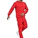KGKLKAX track suits mens Mens Sweatsuits Sets Tracksuit 2 Piece Hoodies Casual Jogging Gym Sweat Suits for Men Plus Size Jogging Sweatshirts Fall Clothes 2025 Trendy Fashion baggy sweatpants Red L