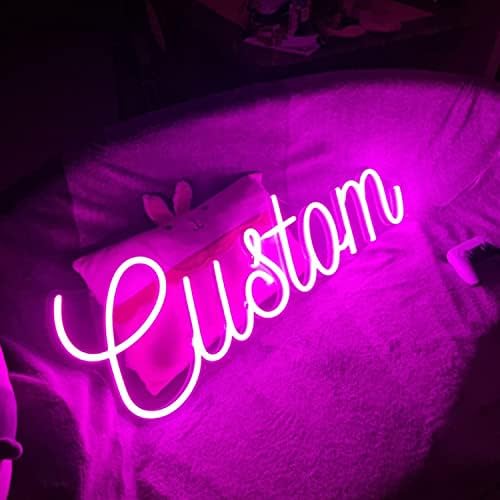 WNAKSEN Custom Neon Signs, Neon Sign Customizable for Wall