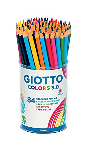 GIOTTO Colors 3.0 - Pot 84 crayons de couleur