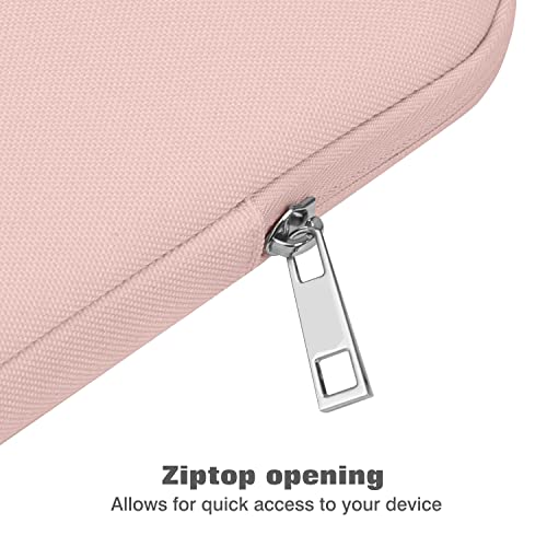 Image of MoKo 9-11 Inch Tablet Sleeve Bag Padded Protetive Carrying Case | Fits New 11inch iPad Air M4, iPad A16 2025, iPad Pro 11 M4, Air 5 /4 /3, iPad 10 /9 /8th Gen, Tab S8 /S9 11 inch, Baby Pink
