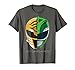 US Power Rangers Blanco Verde Ranger Cara Off 01_H Camiseta