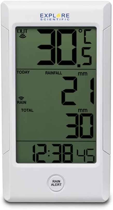 Bresser Rain Guage with Indoor/Outdoor Temperature