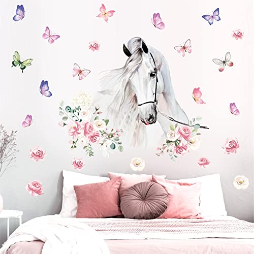 Vinilos Decorativos de Caballos Blancos en Vinilo miniatura 7