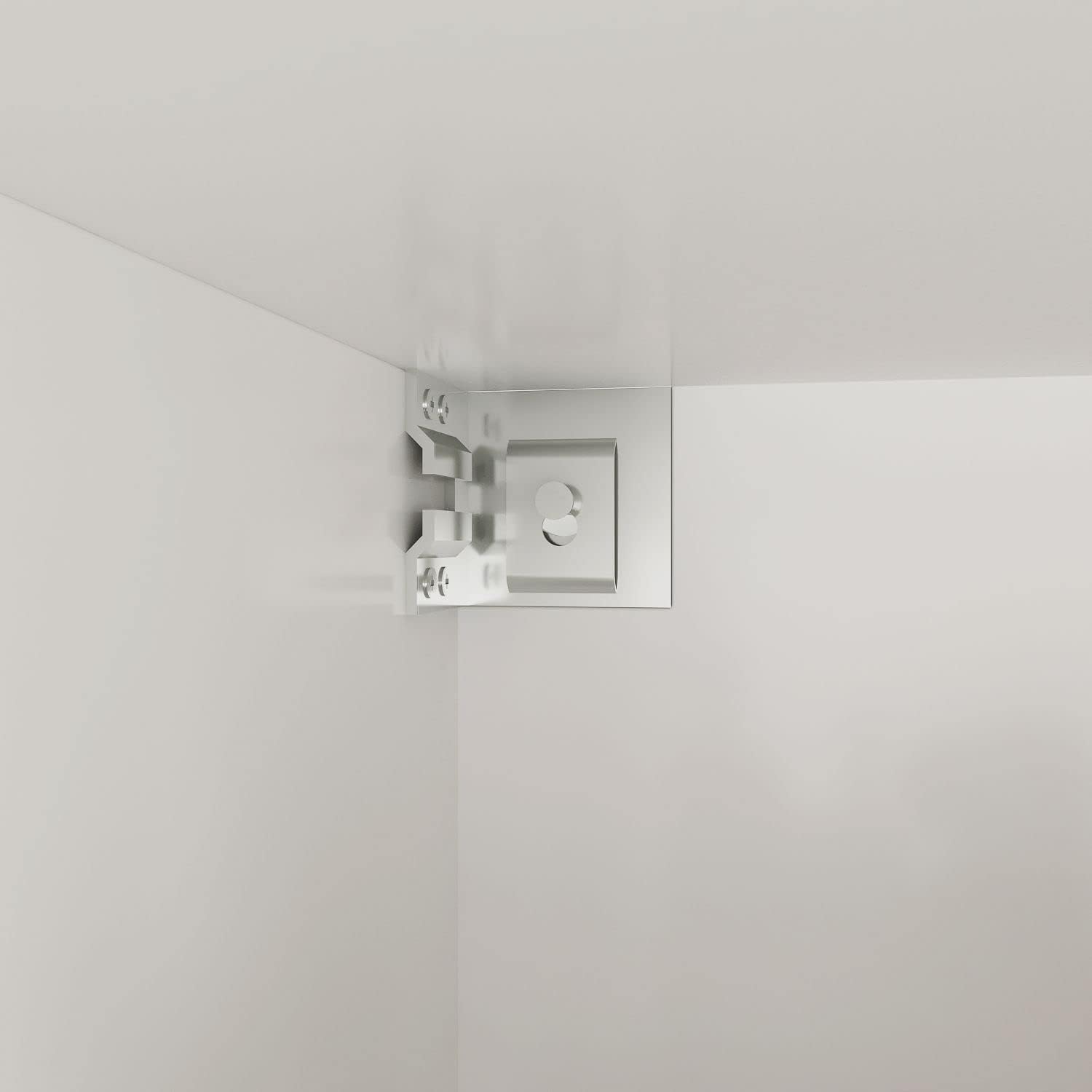 FAMAPY Wall-Mounted Kitchen Pantry Kitchen Cabinets with Countertop, Pantry Cabinet with Drawers & Doors, Wall Cabinet White and Oak