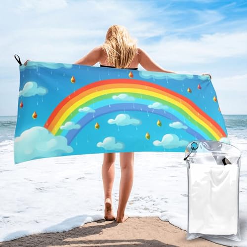 Serviette de plage en microfibre douce et compacte de qualité supérieure