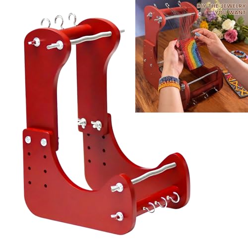 Métier à perles en bois stable pour éviter les fils emmêlés lors du tissage